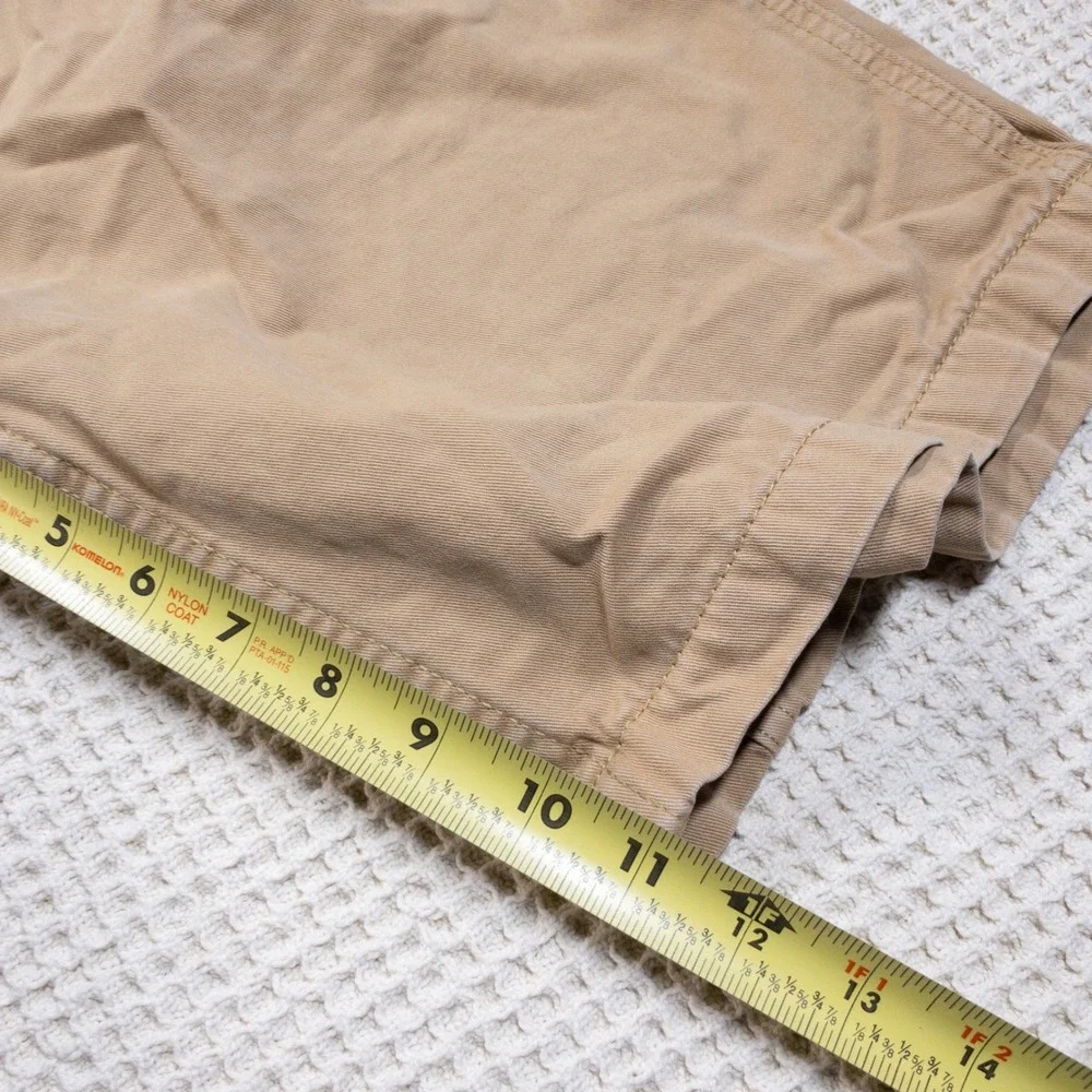 Gramicci G-Shorts Mens Large Khaki Tan Cotton Twill Climbing Hiking Shorts Belt